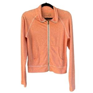 WE THE FREE Orange Lightweight Full Zip Jacket